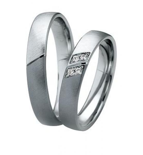 Trauringe Weissgold von Saint Maurice DR 831260 / HR 831270