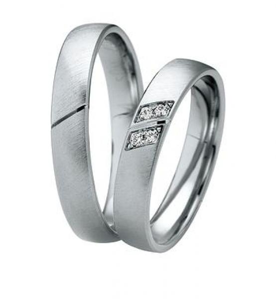 Trauringe Weissgold von Saint Maurice DR 831260 / HR 831270