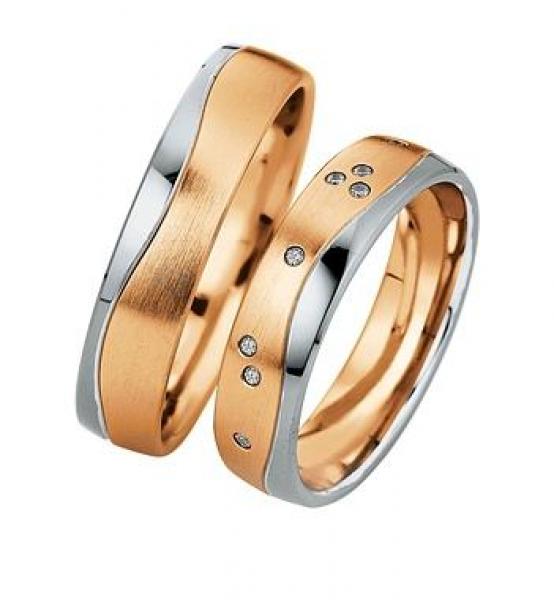 Trauringe Weissgold von Saint Maurice DR 831360 / HR 831370