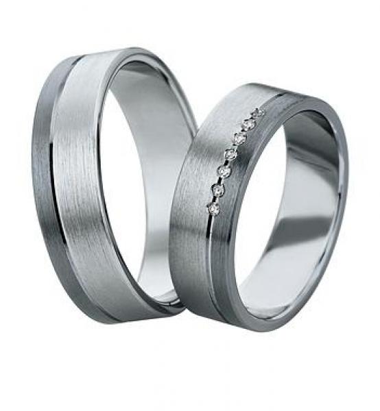 Trauringe Weissgold von Saint Maurice DR 831400 / HR 831410