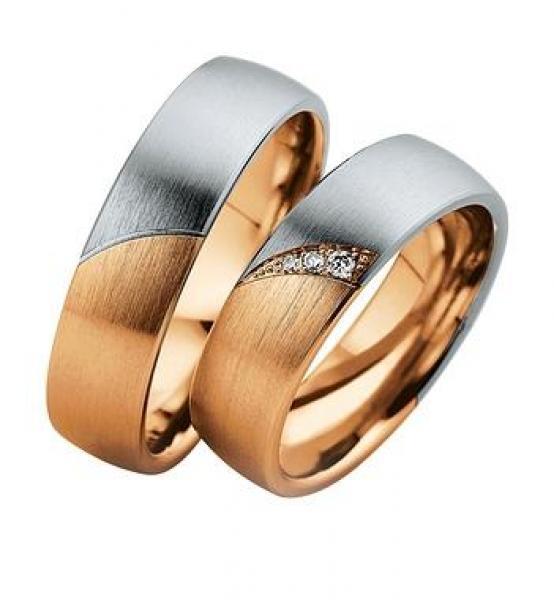 Trauringe Weissgold von Saint Maurice DR 831460 / HR 831470