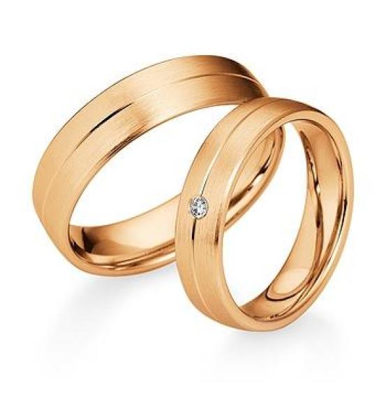 Trauringe Weissgold von Saint Maurice 841350 + 841360