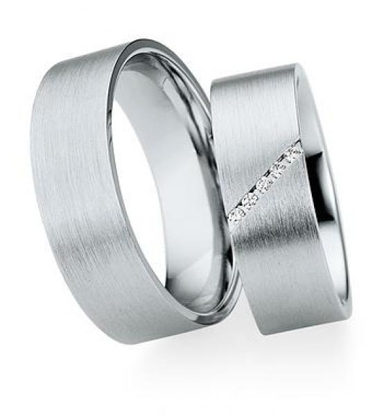 Trauringe Weissgold von Saint Maurice DR 841590 / HR 841600