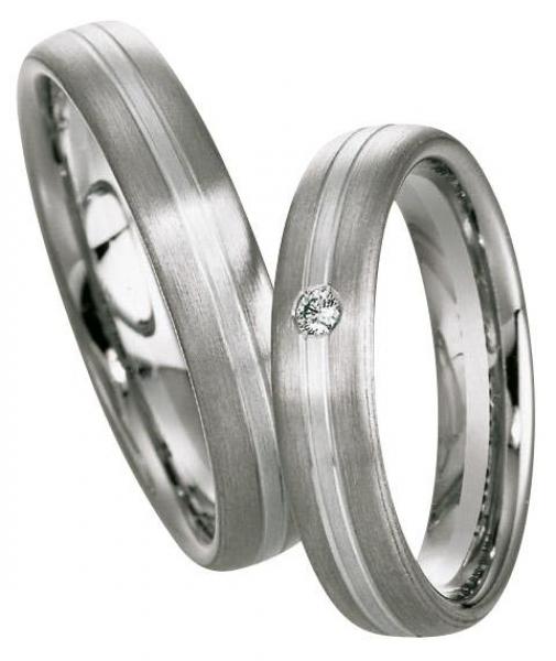 Trauringe Platin von Saint Maurice 49-85510 + 49-85511