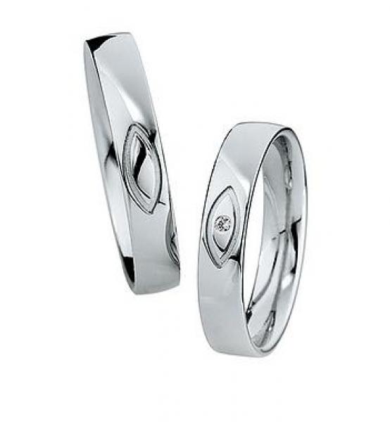 Trauringe Weissgold von Saint Maurice 870420 / 870430