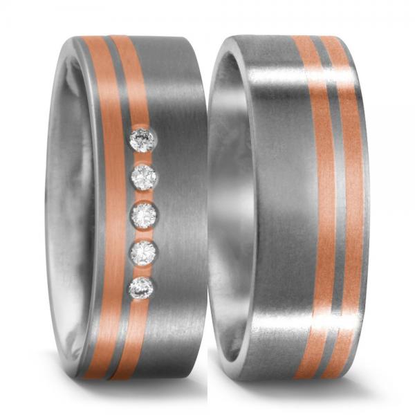 Trauringe von Titan Factory 51045/001/005/7203