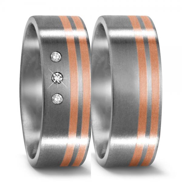 Trauringe von Titan Factory 51106/001/003/7203