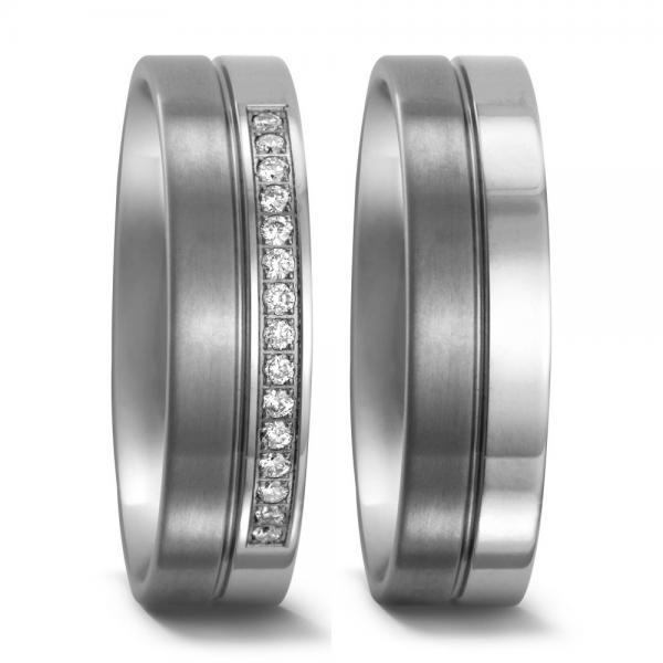 Trauringe von Titan Factory 51670 + 51671