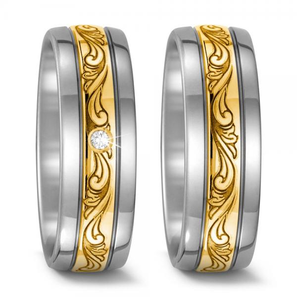 Trauringe von Titan Factory 52468/000/003/7201