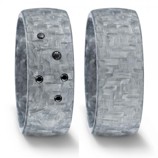 Trauringe Carbon von Titan Factory 52522/002/233/N002