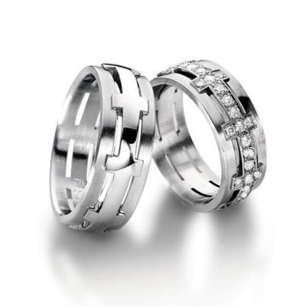 Trauringe Platin von Furrer Jacot 62-51780 + 71-23780