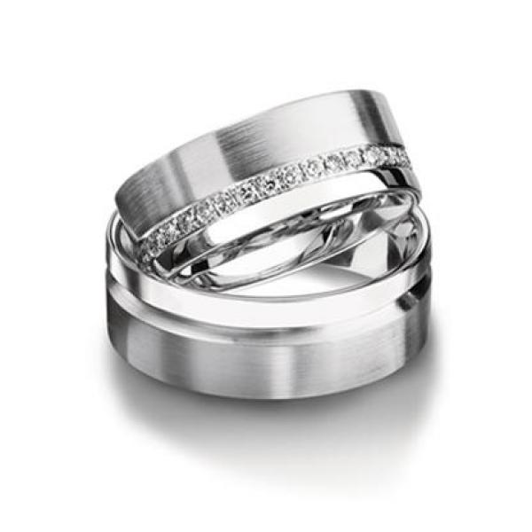 Trauringe Weissgold von Furrer Jacot 62-52490-0-0