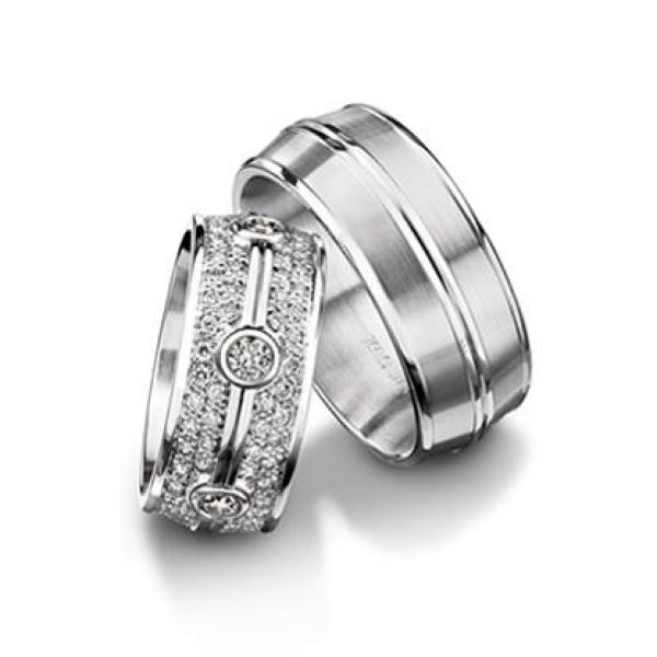 Trauringe Weissgold von Furrer Jacot 62-52870-0-0