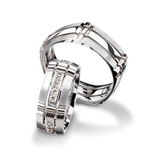 Trauringe Weiss-Rotgold von Furrer Jacot 62-52990-0-0