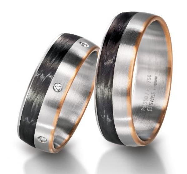 Trauringe Carbon von Furrer Jacot 71-84260-0-0  71-29260-0-0