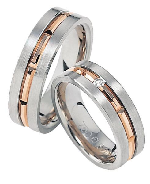 Trauringe Weiss-Rotgold von Furrer Jacot 71-79470-0-0