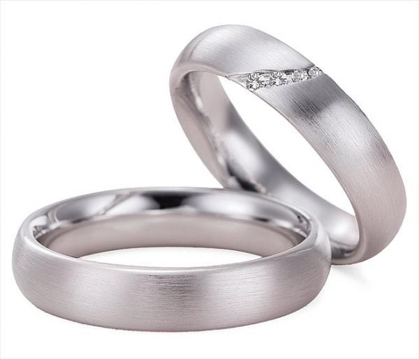 Trauringe Weissgold von Gettmann 6082.50 + 6082.50