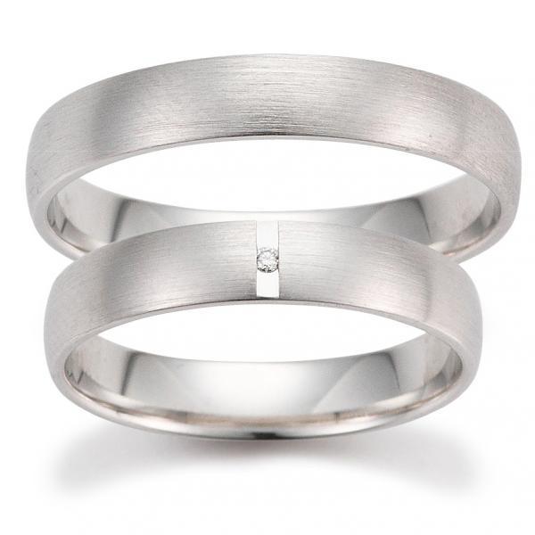 Trauringe Weissgold von Gettmann 8347.40 + 8347.40