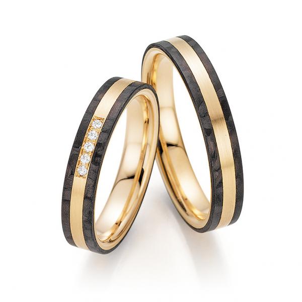 Trauringe Carbon von Bayer 60 88453 /040