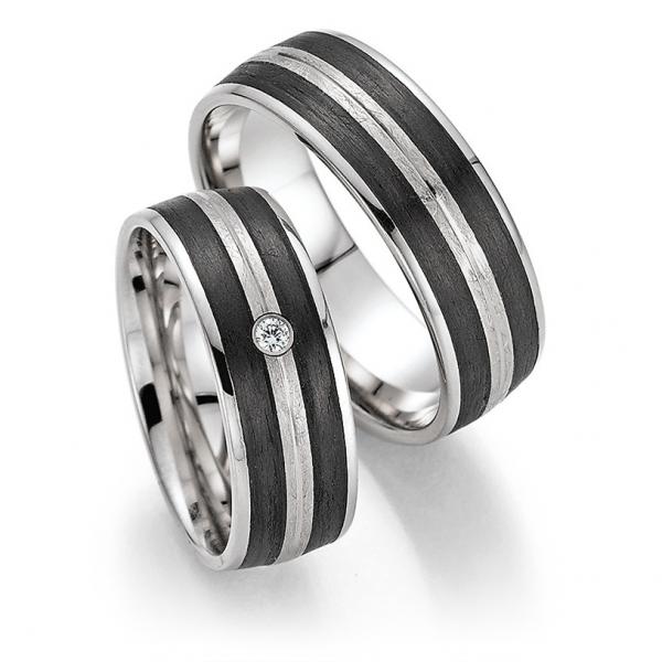 Trauringe Carbon von Bayer 60 88471 /070