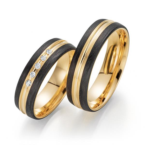 Trauringe Carbon von Bayer 60 88474 /060