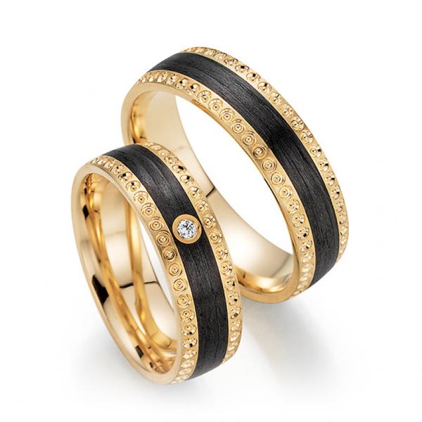 Trauringe Carbon von Bayer 60 88487 /060