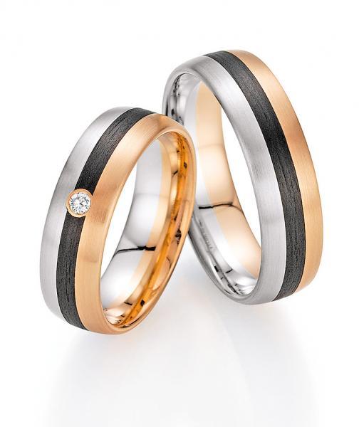 Trauringe Carbon von Fischer 22 01410/060