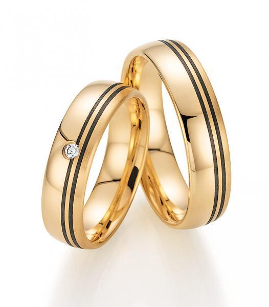 Trauringe Carbon von Fischer 22 01440/055