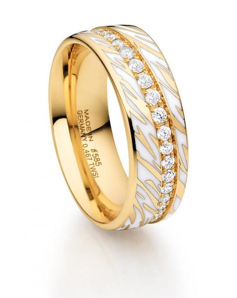 Trauringe Carbon von Fischer 25 07558/070