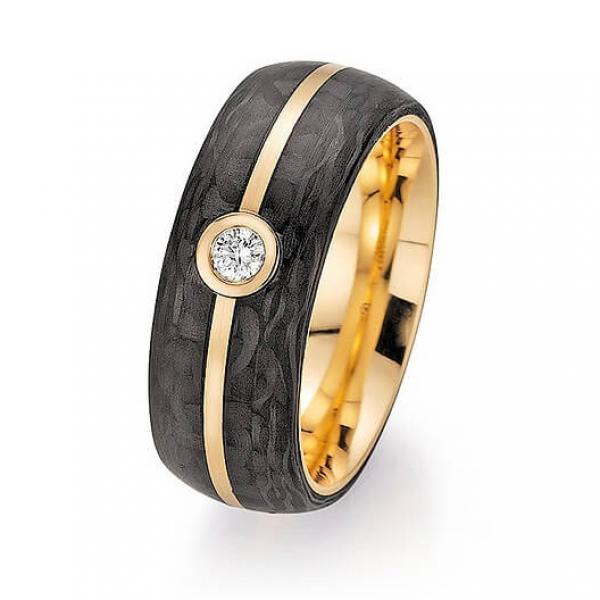 Trauringe Carbon von Fischer 23-01370-080