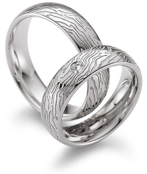 Trauringe Weissgold von Gerstner 4/27513/6 + 27513/6