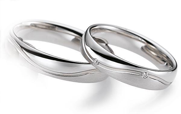 Trauringe Weissgold von Gerstner 4/27161/4.5