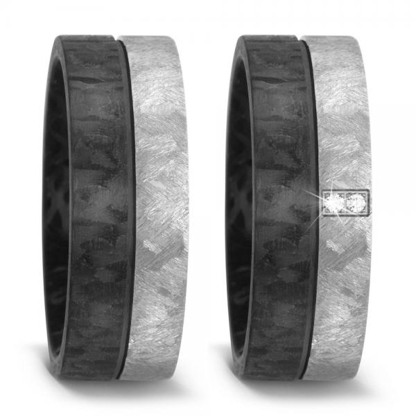 Trauringe Carbon von Titan Factory 52517/023/002/N200