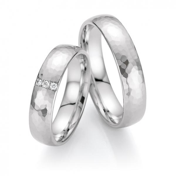 Trauringe Weissgold von Fischer 38 7649/050