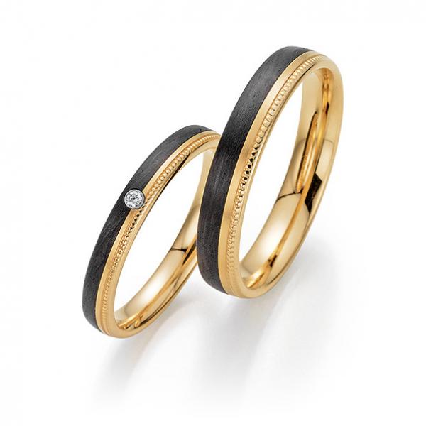 Trauringe Carbon von Fischer 23 1600/030