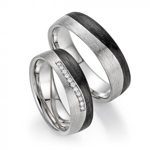 Trauringe Carbon von Fischer 23 1500/060