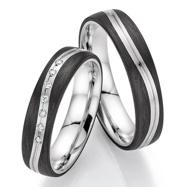 Trauringe Carbon von Bayer 60 88492-050