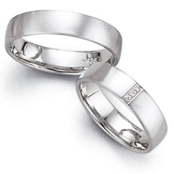 Trauringe Weissgold von Fischer 06 05202/050