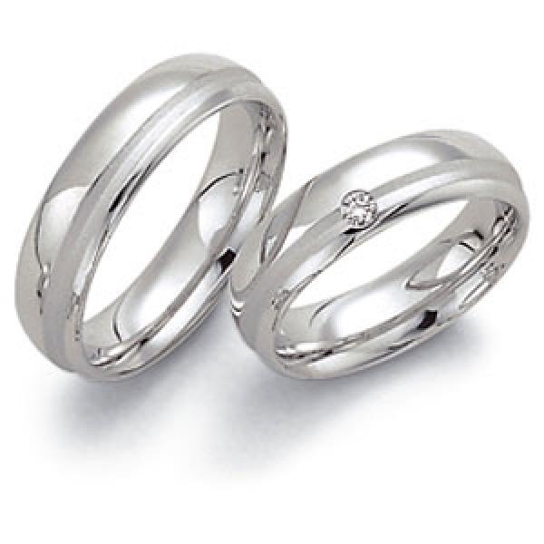 Trauringe Weissgold von Fischer 0702253/060