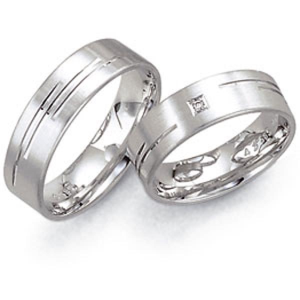 Trauringe Weissgold von Fischer 06 05103/060