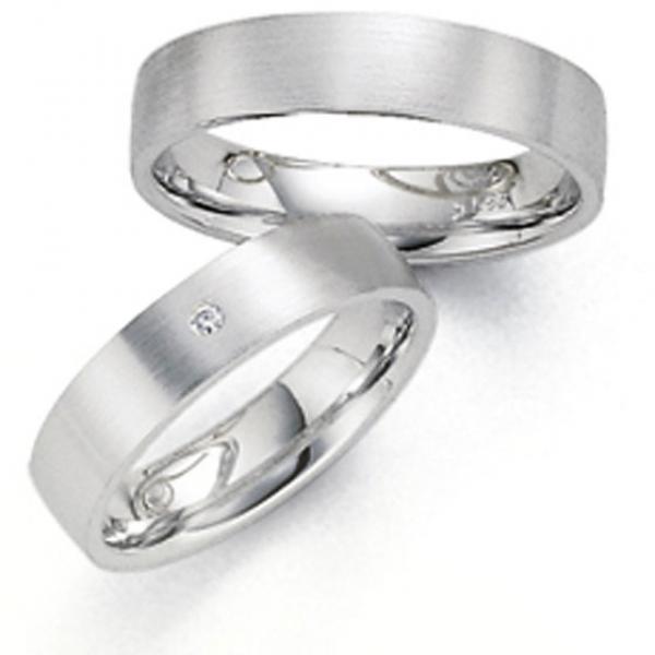 Trauringe Weissgold von Fischer 0607212/050