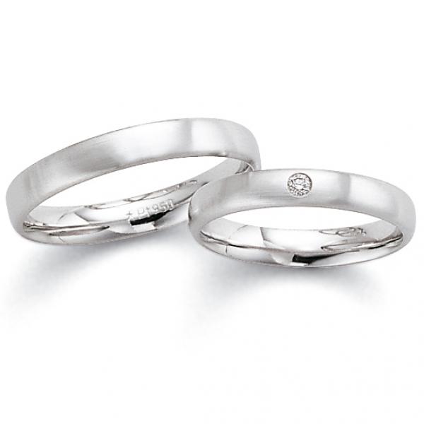 Trauringe Platin von Fischer 45 05336/035