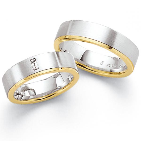 Trauringe Platin von Fischer 45 09761/060