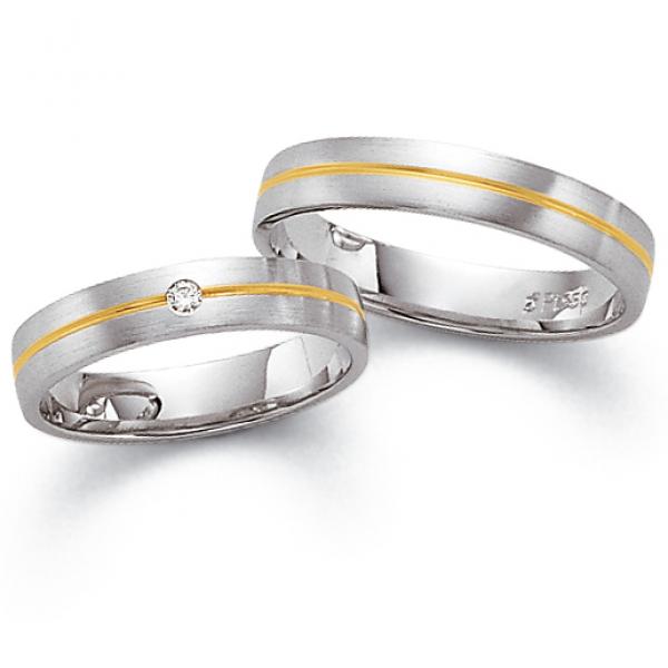 Trauringe Platin von Fischer 45 07241/040