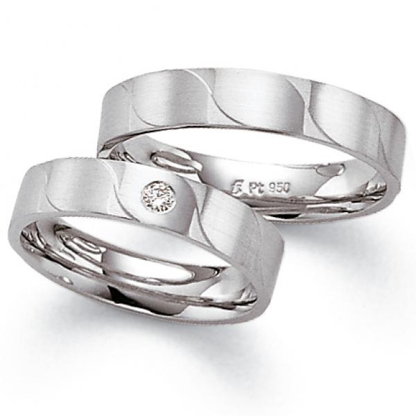 Trauringe Platin von Fischer 4510546/045