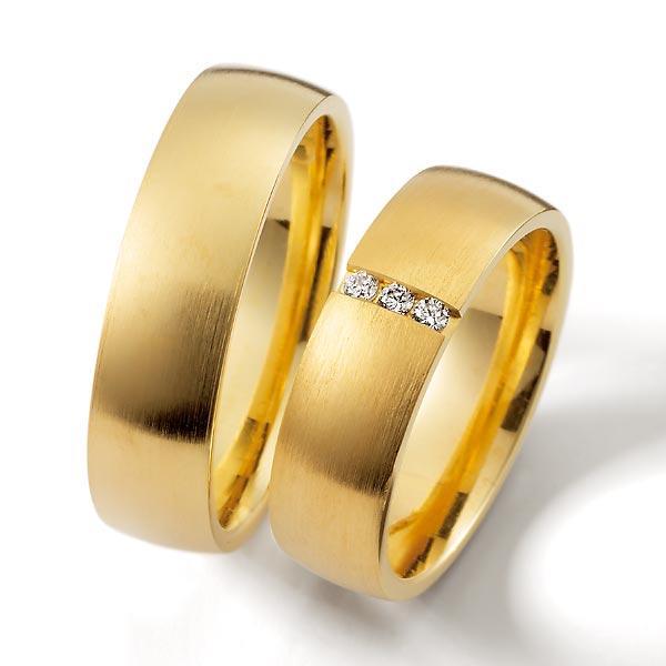 Trauringe Klassisch von Weidner 62187 + 72187