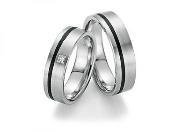 Trauringe Carbon von Fischer 22 01130/060