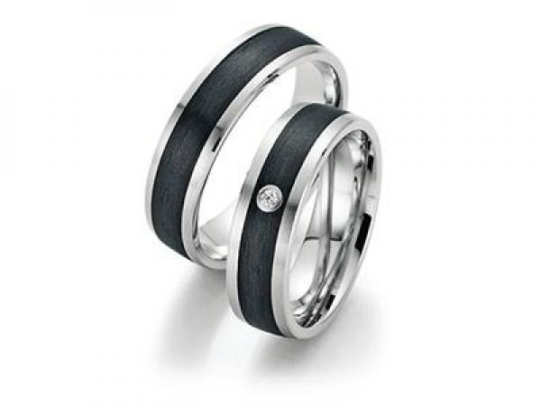 Trauringe Carbon von Fischer 22 01140/060