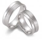 Trauringe Weissgold von Gerstner 4/28156/6.5