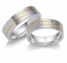 Trauringe Silber von Gettmann 8323,60 + 8323,60b